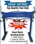 MacAfric Sheet Metal Bending Brake ESHEET/001