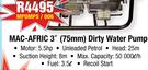 MacAfric 3" 75mm Dirty Water Pump MPUMPS/006