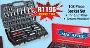 MacAfric 108 Piece Socket Set TSOCKE/180