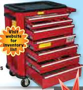 MacAfric 7 Drawer(Blue) Tool Cabinet Excluding Tools TCABIN/004