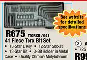 41 Piece Torx Bit Set TTORXB / 041