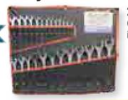 14-Piece Imperial Combination Polished Spanner Set 1/4"-1.1/4" TSPANN/914