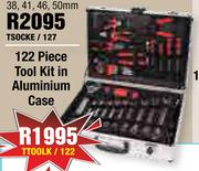 122-Piece Tool Kit In Aluminium Case TTOOLK/122