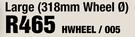 Measuring Large Wheels(318mm Wheel I.D.) HWHEEL/005
