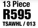 Bi-Metal 13-Piece Holesaw Kits TSAWHL/013