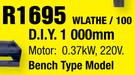 Wood Lathes D.I.Y. 1000mm WLATHE/100