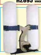 380V Motor,2.2KW 50Hz Double Head Dust Collector WDUSTC/003
