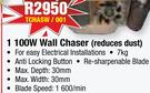 Wall Chasers 1100W Wall Chaser(Reduces Dust) TCHASW/001