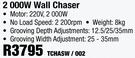 2000W Wall Chaser TCHASW/002