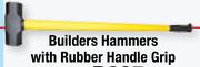 Builders Hammers With Rubber Handle Grip 14lbs, 6.3Kg THAMMR/603