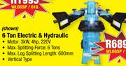 Special macAfric Log Splitters 6 Ton Electric Hydraulic ALOGSP