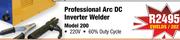 MACAFRIC Professional Arc DC Inverter Welder Model 200-EWELDS/202