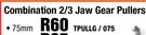Combination 2/3 Jaw Gear Puller 75mm-TPULLG/075