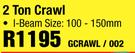 2 Ton Crawl With Chain-GCRAWL/002
