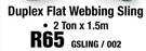 Duplex Flat Webbing Sling 2Tonx1.5m-GSLING/002