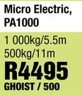 220V Micro Electric Hoist PA1000-GHOIST/500