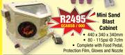 Mini Sand Blast Cabinet-GCABSB/000