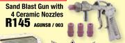 Macafric Sand Blast Gun With 4 Ceramic Nozzles-AGUNSB/003