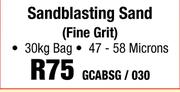 Sandblasting Sand(Fine Grit)-GCABSB/030