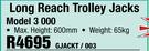 Long Reach Trolley Jacks Model 3000 GJACKT/003