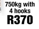 750kg Load Leveller With 4 Hooks