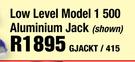 Low Level Model 1500 Aluminium Jack Shown GJACKT/415