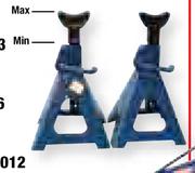 Heavy Duty Jack Stands Ratchet Type 3 Ton Capacity For Cars Shown GSTAND/003-Per Pair