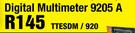 Digital Multimeter 9205 A TTESDM/920
