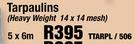Tarpaulins Heavy Weight 14x14 Mesh 5x6m TTARPL/506