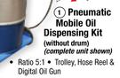 Pneumatic Mobile Oil Dispensing Kit (Without Drum Complete Unit Shown) HPUMPO/004