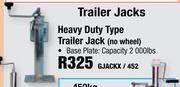 Trailer Jacks Heavy Duty Type Trailer Jack No Wheel GJACKX/452