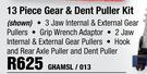 Slide Hammer Kits 13 Piece Gear & Dent Puller Kit GHAMSL/013