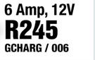 6Amp, 12V Battery Chargers GCHARG/006