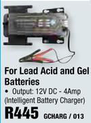 Battery Chargers For Lead Acid And Gel Batteries GCHARG/013