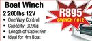 Boat Winch 2200lbs 12V GWINCH/012