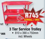 3 Tier Service Trolley GTROLL/003