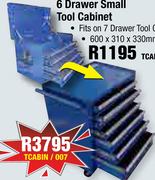 7 Drawer Small Tool Cabinet With Castors TCABIN/007