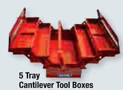 5 Tray Cantilever Tool Boxes 425mm TTOOLB/005