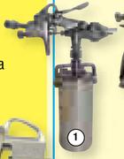 Top Quality Spray Guns Suction Feed Type 250ml Touch-Up 4.2-6cfm ASPRAT/100