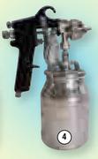 Top Quality Spray Guns Suction Feed Type 1.8mm Nozzle High Pressure 4-7cfm ASPRAH/001
