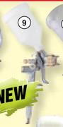 Professional Gravity Feed Spray Guns 1.3mm Nozzle Top Feed ASPRAG/101