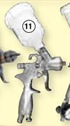Professional Gravity Feed Spray Guns 1.4mm Nozzle Top Feed ASPRAG/107