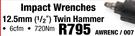 12.5mm(1/2") Twin Hammer Heavy Duty Impact Wrenches AWRENC/007