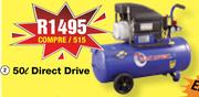 Mac Afric 50Ltr Direct Drive Compressor COMPRE/515