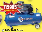 Mac Afric 200Ltr Belt Drive Compressor COMPRE/615