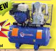 Mac Afric 150Ltr Petrol Eletric Start 2 Stage Air Pump Compressors COMPRE/705