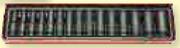 38 Piece 12.5(1/2") Drive Metric/Imperial Special Steel Impact Sockets TSOCKE/038