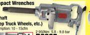 Heavy Duty Impact Wrenches 800Nm 5.8-9.8 Bar AWRENC/048