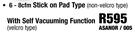6-8Cfm Stick On Pad Type(Non-Velcro Type) With Self Vacuuming Function(Velcro Type) ASANOR/005