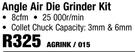 Angle Air Die Grinder Kit AGRINK/015